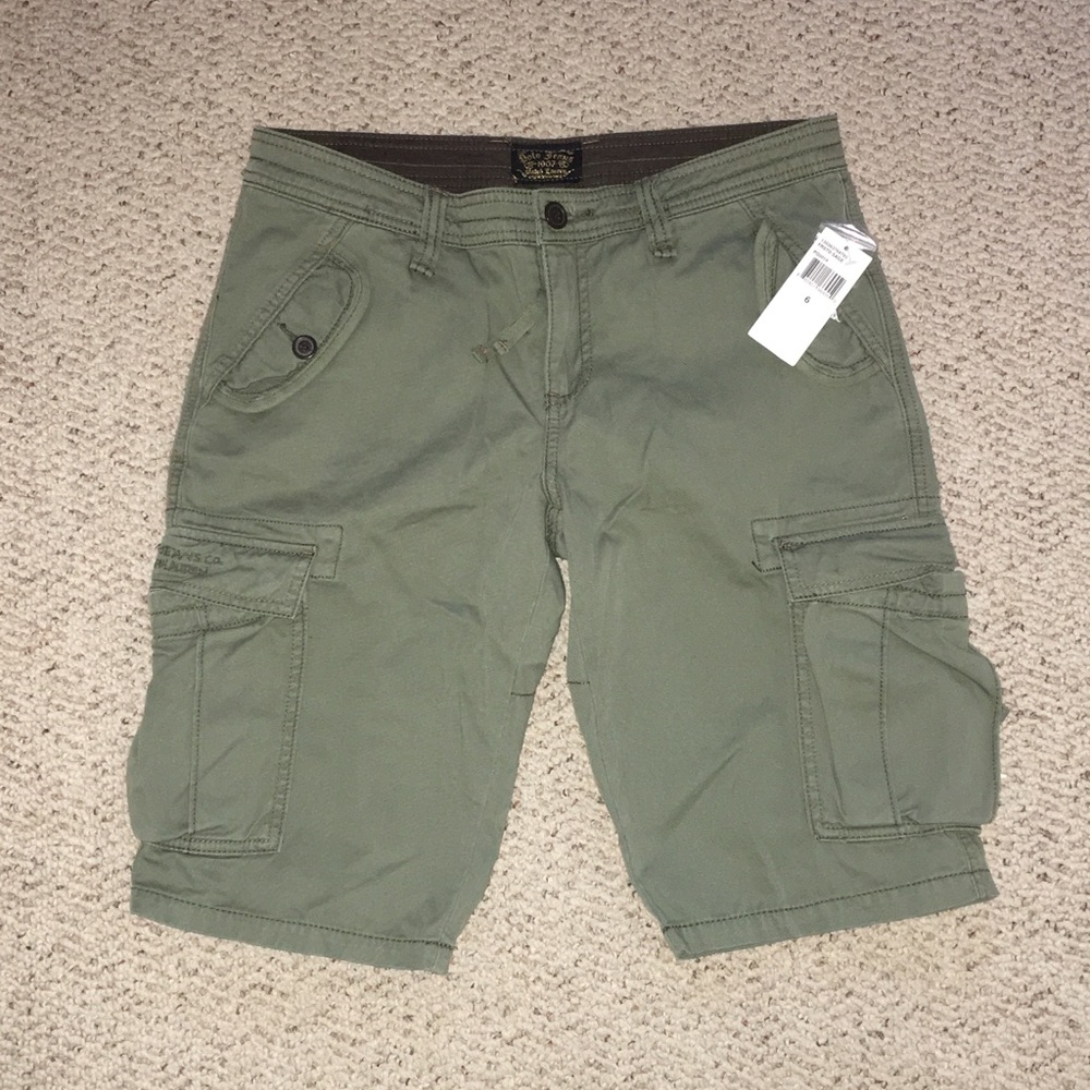 NWT Women’s Ralph Lauren Polo Jean Cargo Shorts